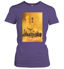 Marvel Studios 10 Years of Heroes Poster Women's T-Shirt Women's T-Shirt - skytshirtshop
