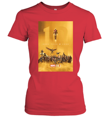 Marvel Studios 10 Years of Heroes Poster Women's T-Shirt Women's T-Shirt - skytshirtshop