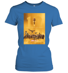 Marvel Studios 10 Years of Heroes Poster Women's T-Shirt Women's T-Shirt - skytshirtshop