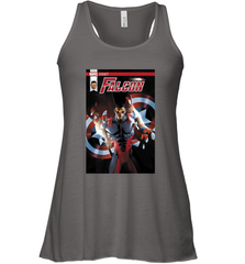 Marvel Falcon Take Flight Comic Cover Premium T Shirt Women's Racerback Tank Women's Racerback Tank - skytshirtshop