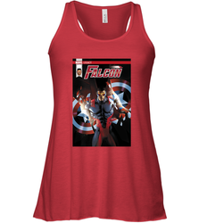 Marvel Falcon Take Flight Comic Cover Premium T Shirt Women's Racerback Tank