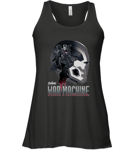 Marvel Infinity War War Machine Head Profile Women's Racerback Tank Women's Racerback Tank / Black / XS Women's Racerback Tank - skytshirtshop