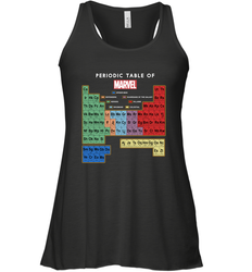 Marvel Ultimate Periodic Table Of Elements Women's Racerback Tank