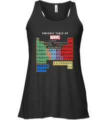 Marvel Ultimate Periodic Table Of Elements Women's Racerback Tank Women's Racerback Tank - skytshirtshop