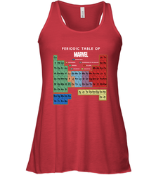 Marvel Ultimate Periodic Table Of Elements Women's Racerback Tank