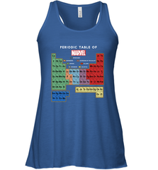 Marvel Ultimate Periodic Table Of Elements Women's Racerback Tank Women's Racerback Tank - skytshirtshop