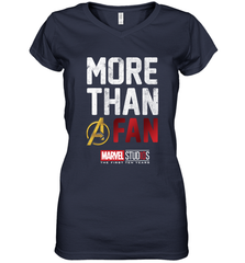 Marvel Studios Ten Years More Than A Fan Women's V-Neck T-Shirt Women's V-Neck T-Shirt - skytshirtshop