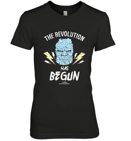 Marvel Thor Ragnarok Korg Revolution's Begun Women's Premium T-Shirt Women's Premium T-Shirt / Black / XS Women's Premium T-Shirt - skytshirtshop