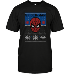 Marvel Spider Man Mask Christmas Sweater Men's T-Shirt