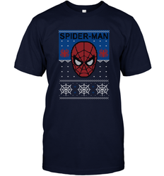 Marvel Spider Man Mask Christmas Sweater Men's T-Shirt