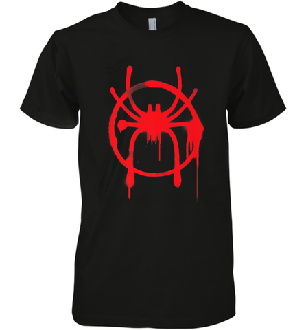 Marvel Spider Man Into the Spider Verse Red Men's Premium T-Shirt Men's Premium T-Shirt / Black / XS Men's Premium T-Shirt - skytshirtshop