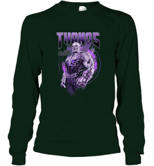 Marvel Infinity War Thanos Purple Distressed Long Sleeve T-Shirt Long Sleeve T-Shirt - skytshirtshop