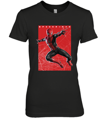 Marvel Spider Man Far From Home Web Swinging Poster Women's Premium T-Shirt Women's Premium T-Shirt - skytshirtshop