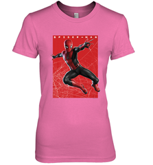 Marvel Spider Man Far From Home Web Swinging Poster Women's Premium T-Shirt Women's Premium T-Shirt - skytshirtshop