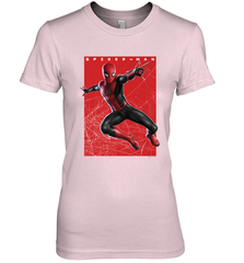 Marvel Spider Man Far From Home Web Swinging Poster Women's Premium T-Shirt Women's Premium T-Shirt - skytshirtshop