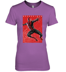 Marvel Spider Man Far From Home Web Swinging Poster Women's Premium T-Shirt Women's Premium T-Shirt - skytshirtshop