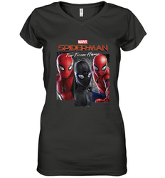 Marvel Spider Man Far From Home Suit Panel Logo Women's V-Neck T-Shirt