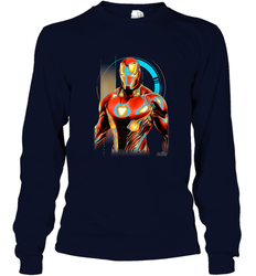 Marvel Infinity War Iron Man Digital Pose Long Sleeve T-Shirt