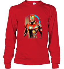 Marvel Infinity War Iron Man Digital Pose Long Sleeve T-Shirt Long Sleeve T-Shirt - skytshirtshop