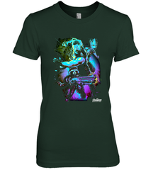 Marvel Infinity War Thor Rocket Groot Neon Women's Premium T-Shirt Women's Premium T-Shirt - skytshirtshop