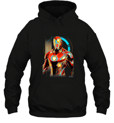 Marvel Infinity War Iron Man Digital Pose Hooded Sweatshirt