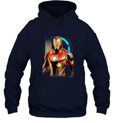 Marvel Infinity War Iron Man Digital Pose Hooded Sweatshirt