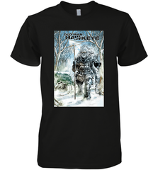 Marvel Old Man Hawkeye Comic Cover Men's Premium T-Shirt Men's Premium T-Shirt - skytshirtshop