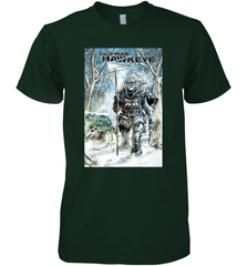 Marvel Old Man Hawkeye Comic Cover Men's Premium T-Shirt Men's Premium T-Shirt - skytshirtshop