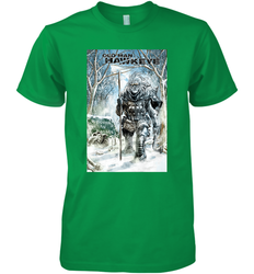 Marvel Old Man Hawkeye Comic Cover Men's Premium T-Shirt