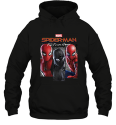 Marvel Spider Man Far From Home Suit Panel Logo Hooded Sweatshirt
