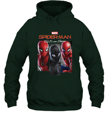 Marvel Spider Man Far From Home Suit Panel Logo Hooded Sweatshirt Hooded Sweatshirt - skytshirtshop