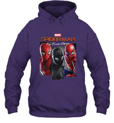 Marvel Spider Man Far From Home Suit Panel Logo Hooded Sweatshirt Hooded Sweatshirt - skytshirtshop