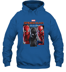 Marvel Spider Man Far From Home Suit Panel Logo Hooded Sweatshirt Hooded Sweatshirt - skytshirtshop