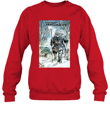 Marvel Old Man Hawkeye Comic Cover Crewneck Sweatshirt Crewneck Sweatshirt - skytshirtshop