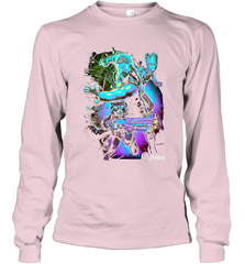 Marvel Infinity War Thor Rocket Groot Neon Long Sleeve T-Shirt Long Sleeve T-Shirt - skytshirtshop
