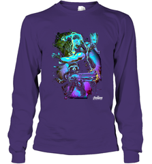 Marvel Infinity War Thor Rocket Groot Neon Long Sleeve T-Shirt Long Sleeve T-Shirt - skytshirtshop