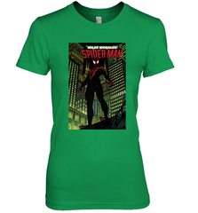 Marvel Miles Morales_ Spider Man Comic Cover Women's Premium T-Shirt Women's Premium T-Shirt - skytshirtshop