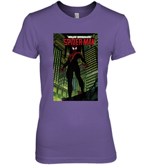 Marvel Miles Morales_ Spider Man Comic Cover Women's Premium T-Shirt Women's Premium T-Shirt - skytshirtshop