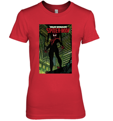 Marvel Miles Morales_ Spider Man Comic Cover Women's Premium T-Shirt Women's Premium T-Shirt - skytshirtshop