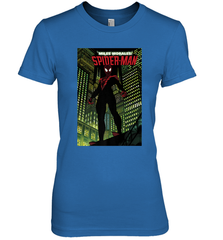 Marvel Miles Morales_ Spider Man Comic Cover Women's Premium T-Shirt Women's Premium T-Shirt - skytshirtshop