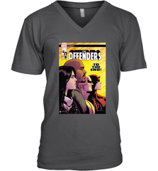 Marvel The Defenders To The End! Men's V-Neck Men's V-Neck - skytshirtshop