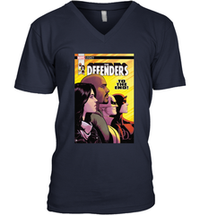 Marvel The Defenders To The End! Men's V-Neck Men's V-Neck - skytshirtshop