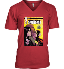 Marvel The Defenders To The End! Men's V-Neck Men's V-Neck - skytshirtshop