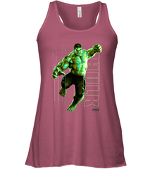Marvel Infinity War Incredible Hulk Smash Women's Racerback Tank Women's Racerback Tank - skytshirtshop