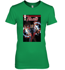 Marvel Falcon Take Flight Comic Cover Premium T Shirt Women's Premium T-Shirt Women's Premium T-Shirt - skytshirtshop