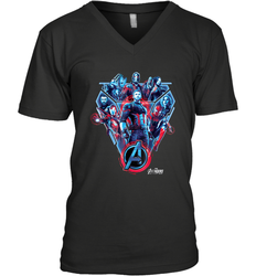 Marvel Avengers Infinity War Tech Group Men's V-Neck
