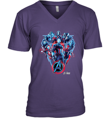 Marvel Avengers Infinity War Tech Group Men's V-Neck Men's V-Neck - skytshirtshop