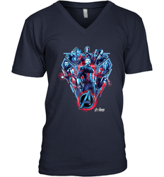 Marvel Avengers Infinity War Tech Group Men's V-Neck