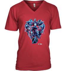 Marvel Avengers Infinity War Tech Group Men's V-Neck Men's V-Neck - skytshirtshop