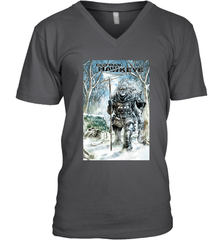 Marvel Old Man Hawkeye Comic Cover Men's V-Neck Men's V-Neck - skytshirtshop